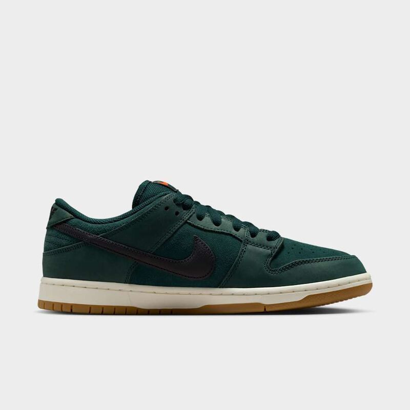 Nike SB Dunk Low Pro, Abeto Profundo/Negro-Abeto-Vela-Marr&oacute;n Goma Claro-Seguro Naranja, hi-res