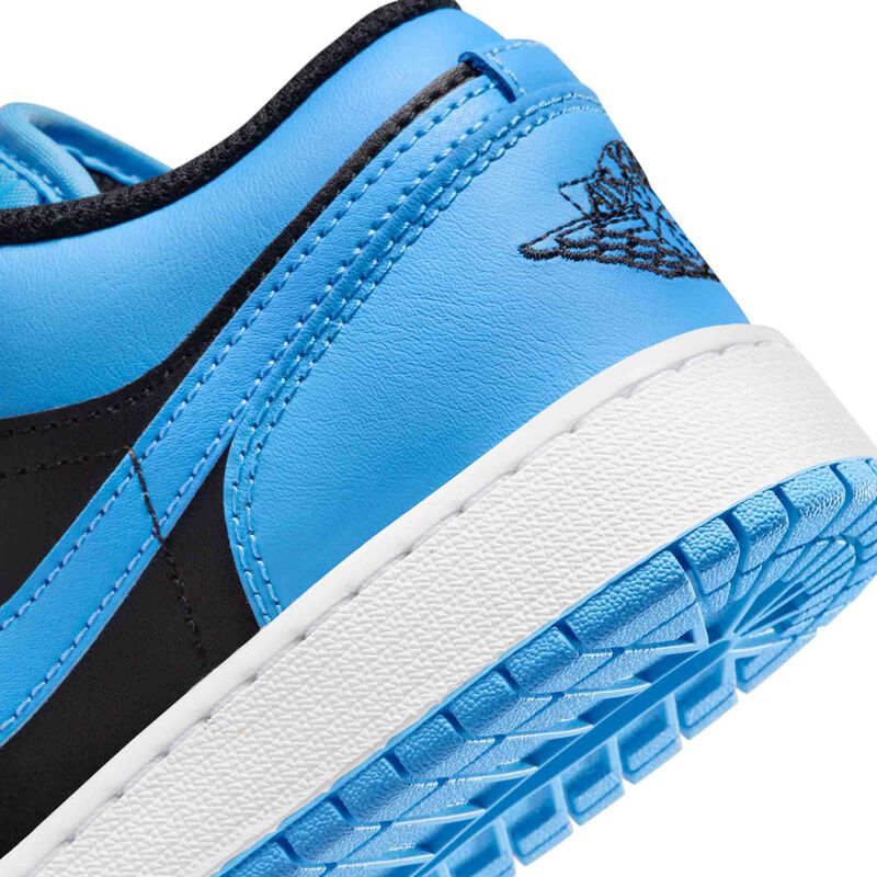 Air Jordan 1 Low, Negro/Azul universitario/Blanco/Negro, hi-res