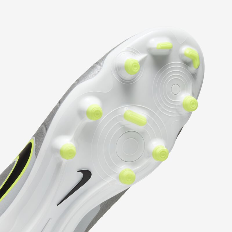 Nike Tiempo Legend 10 Academy, Plata Metalizada/Negro-Voltio, hi-res
