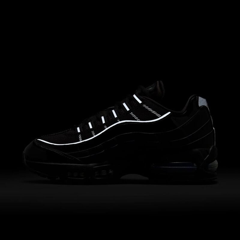 Nike Air Max 95 Big Bubble, Negro/Reflejo plata/Blanco/Plata metalizado, hi-res