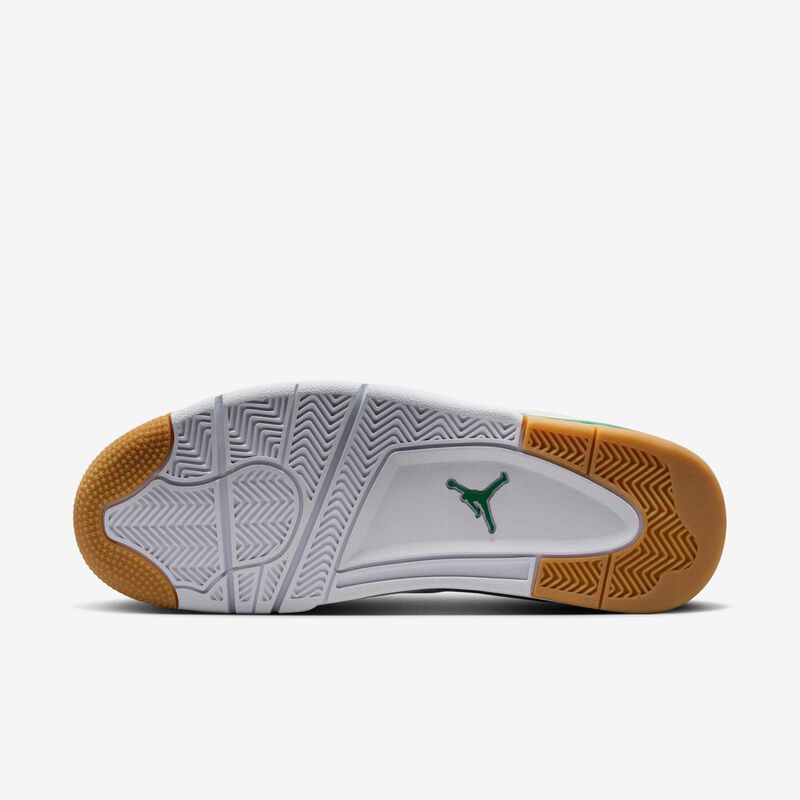 Air Jordan 4 RM, Blanco/Gris Neutro/Gris Lobo/Verde Pino, hi-res