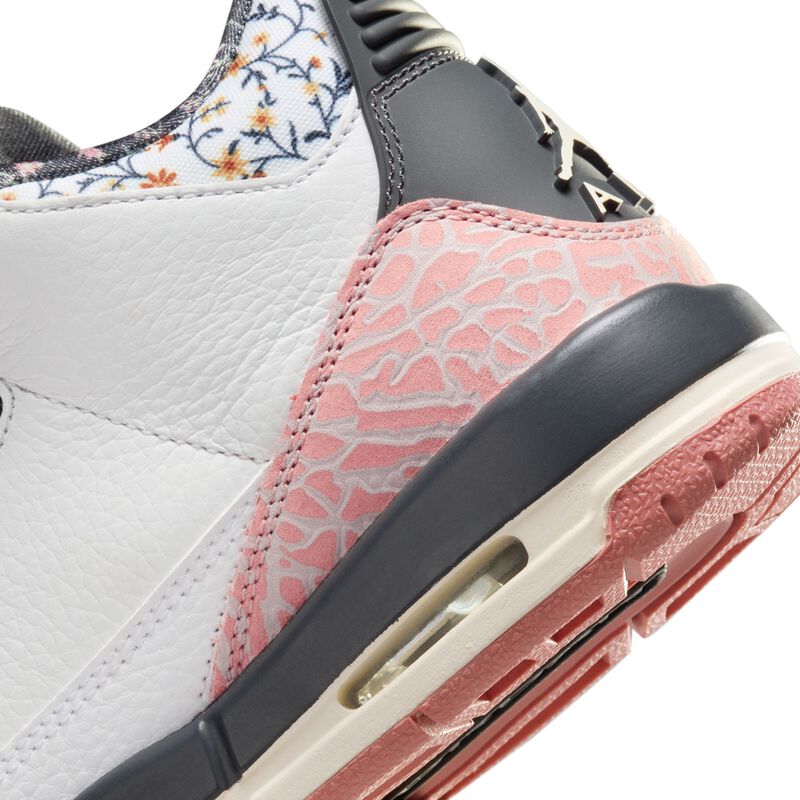 Air Jordan 3 Retro, Blanco/Polvo De Estrellas Rojas/Vela/Antracita, hi-res