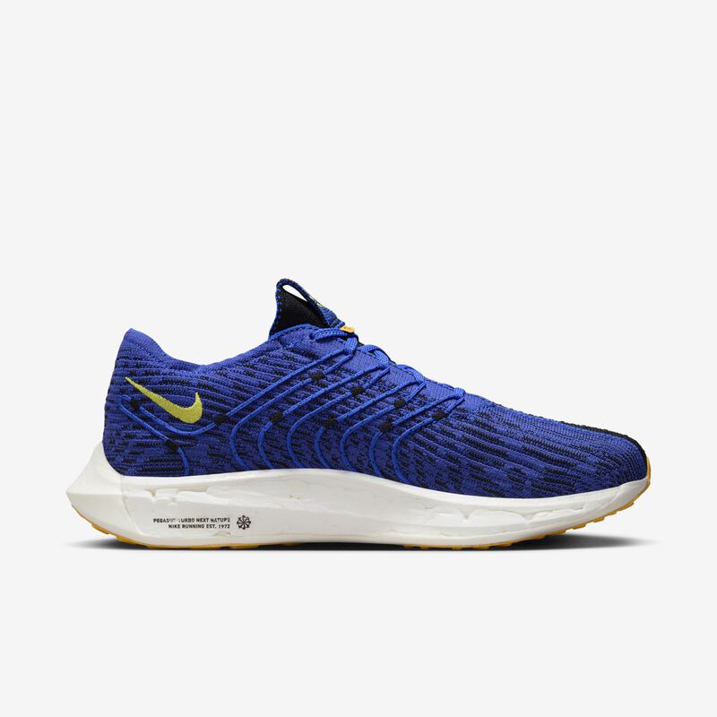 Nike Pegasus Turbo, Azul Racer/Negro/Reloj/Alto Voltaje, hi-res