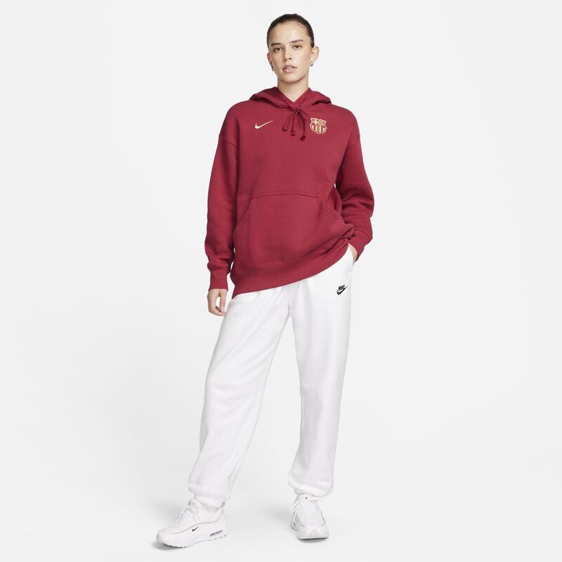 FC Barcelona Phoenix Fleece, Rojo Noble/Club Oro, hi-res