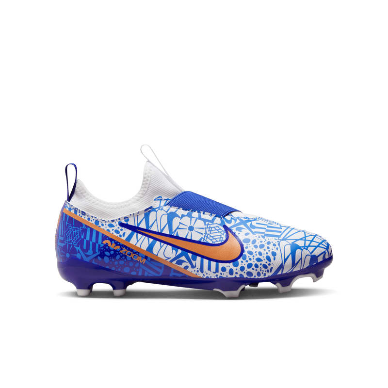 Nike Jr. Zoom Mercurial Vapor 15 Academy CR7 MG, Blanco/Concordia/Azul medio/Cobre metálico, hi-res