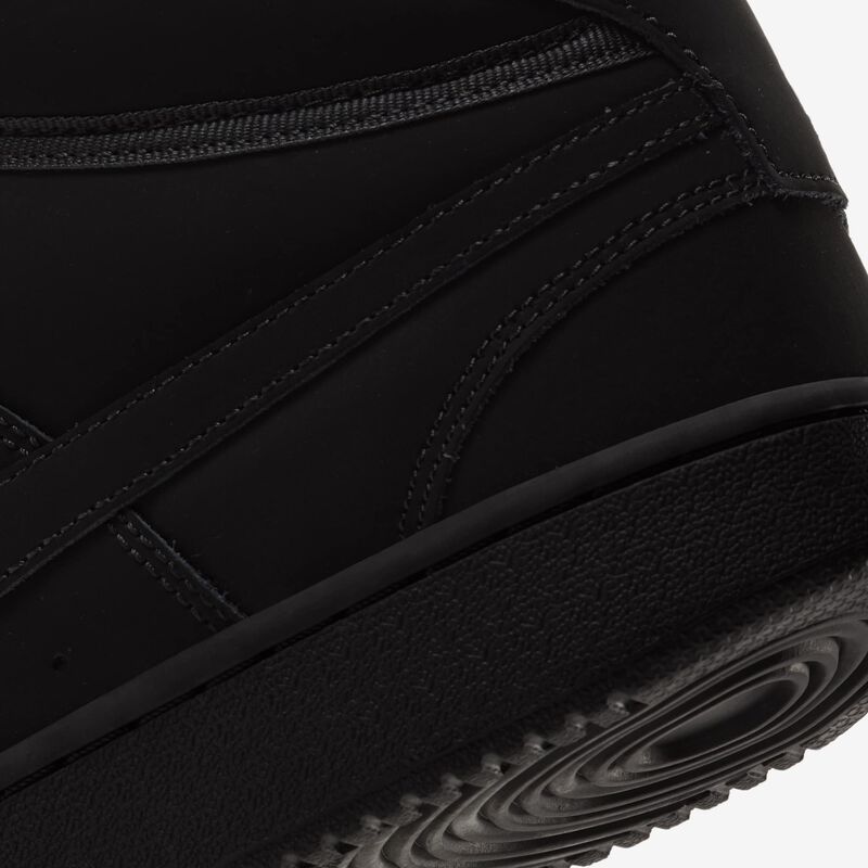 Nike Court Vision Mid, Negro/Negro/Negro, hi-res