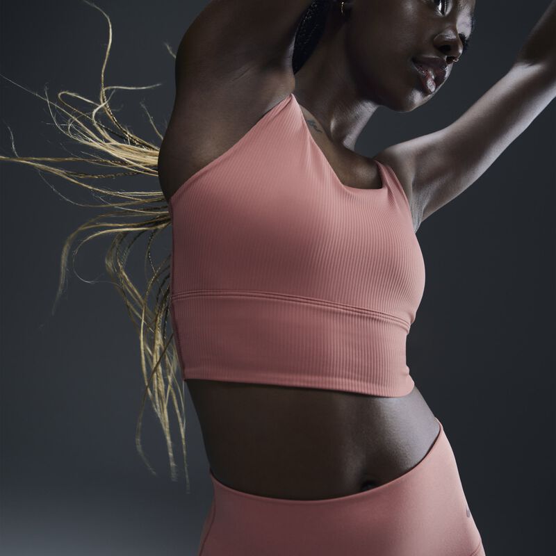 Nike Zenvy Rib, Rosa Cañón/Rosa Cañón/Blanco, hi-res