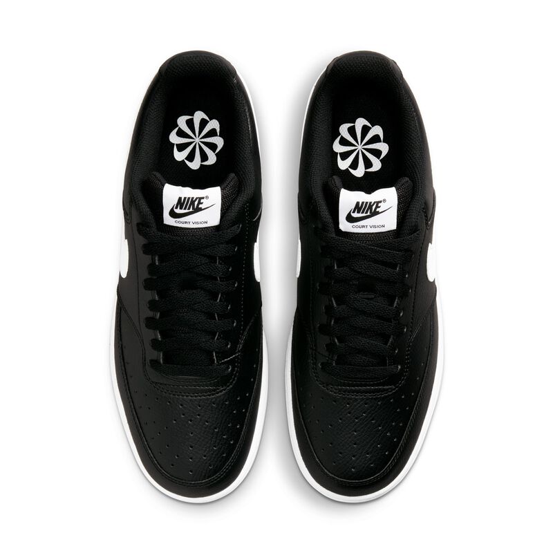 Nike Court Vision Low Next Nature, Negro/Negro/Blanco, hi-res