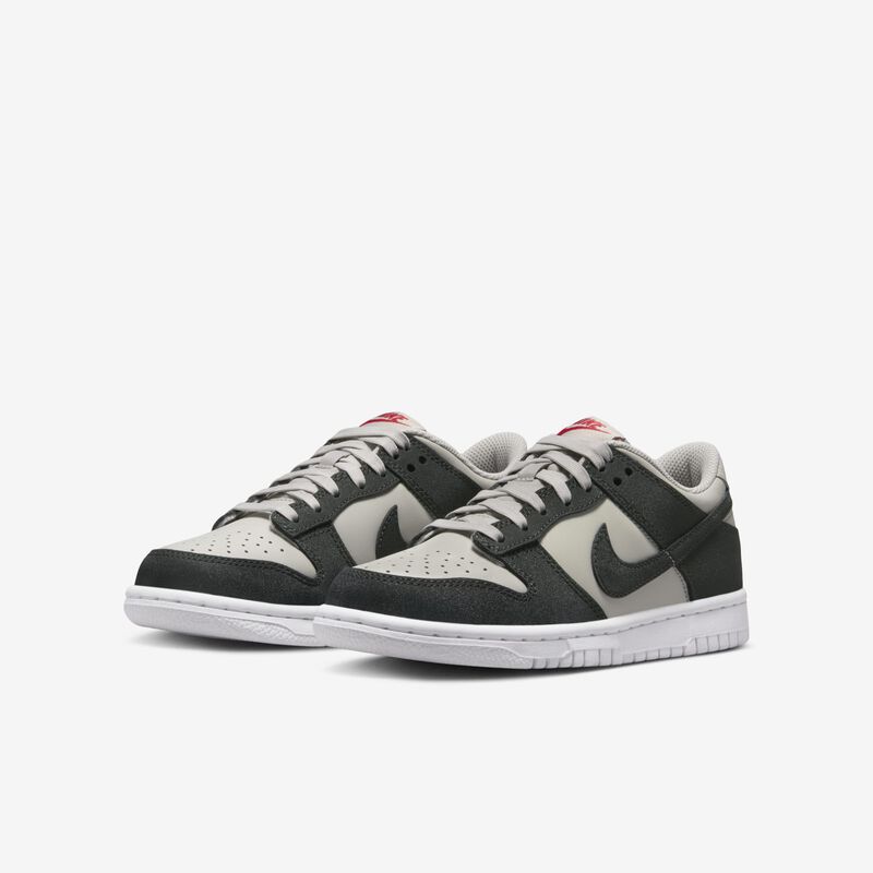 Nike Dunk Low, Mineral De Hierro Claro/Blanco/Rojo Gimnasio/Antracita, hi-res