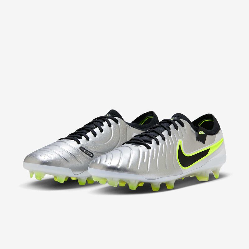 Nike Tiempo Legend 10 Elite, Plata Metalizada/Negro-Voltio, hi-res