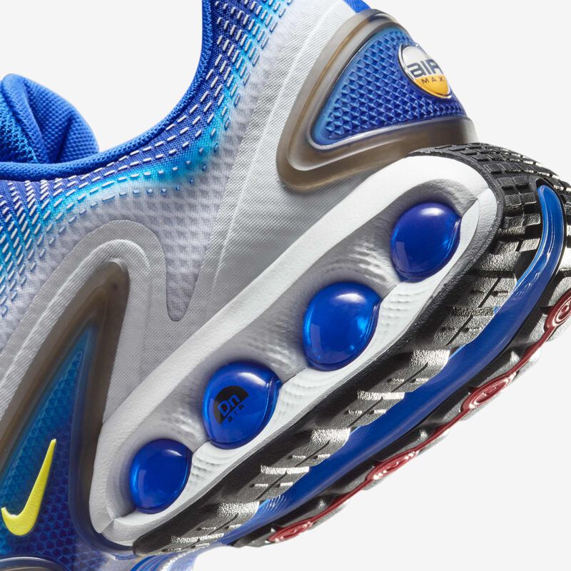 Nike Air Max Dn SE, Azul Carrera/Azul Furia/Negro/Amarillo Vibrante, hi-res
