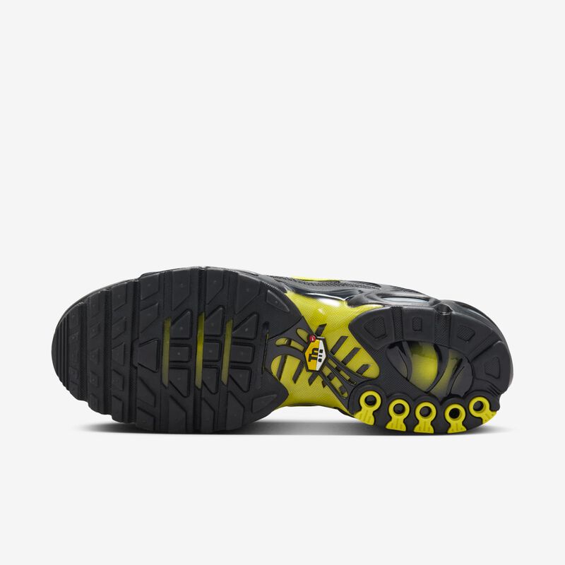 Nike Air Max Plus, Negro/Amarillo Opti-Gris Lobo, hi-res