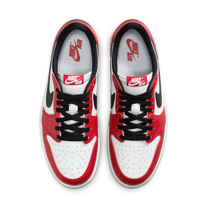 Air Jordan 1 Retro Low Chicago, Rojo Universitario/Negro-Blanco Cumbre, hi-res