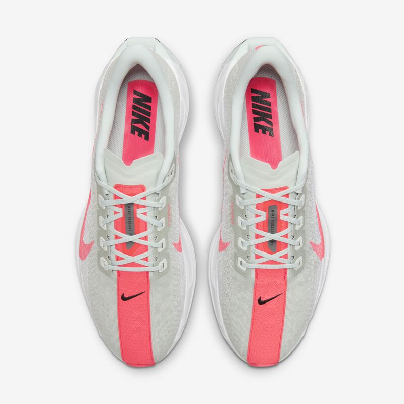 Nike Pegasus Plus, Barely Grey/Blanco/Negro/Hot Punch, hi-res