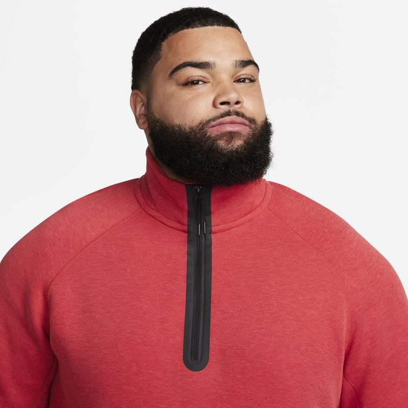 Nike Sportswear Tech Fleece, Rojo universitario claro jaspeado/Negro, hi-res