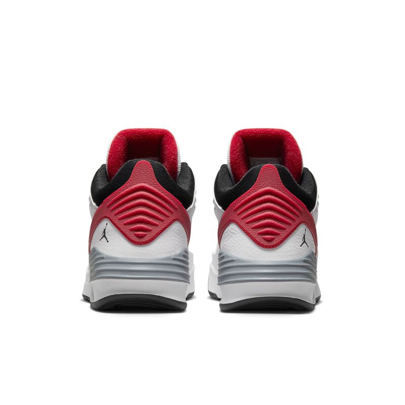 Jordan Max Aura 5, Blanco/Rojo universitario/Gris lobo/Negro, hi-res