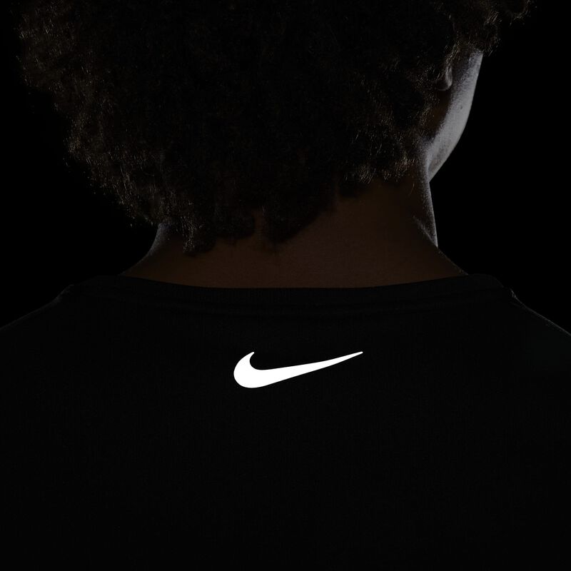 Nike Miler Flash, Negro/Plata Reflectante, hi-res