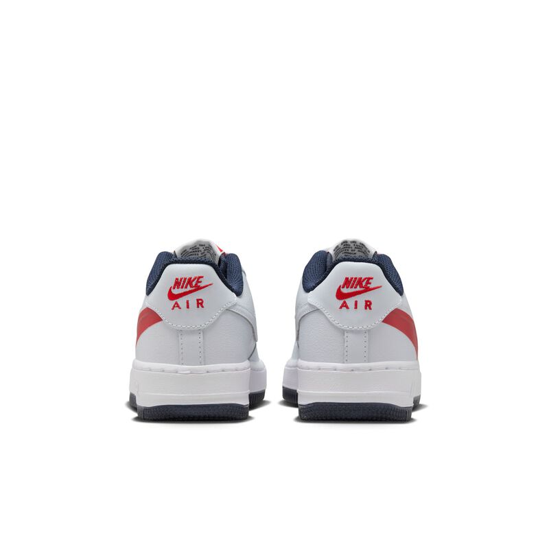 Nike Air Force 1 LV8 4, Platino Puro/Rojo Universitario/Obsidiana/Platino Puro, hi-res
