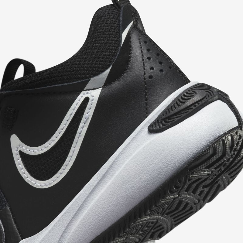Nike Team Hustle D 11, Negro/Blanco, hi-res