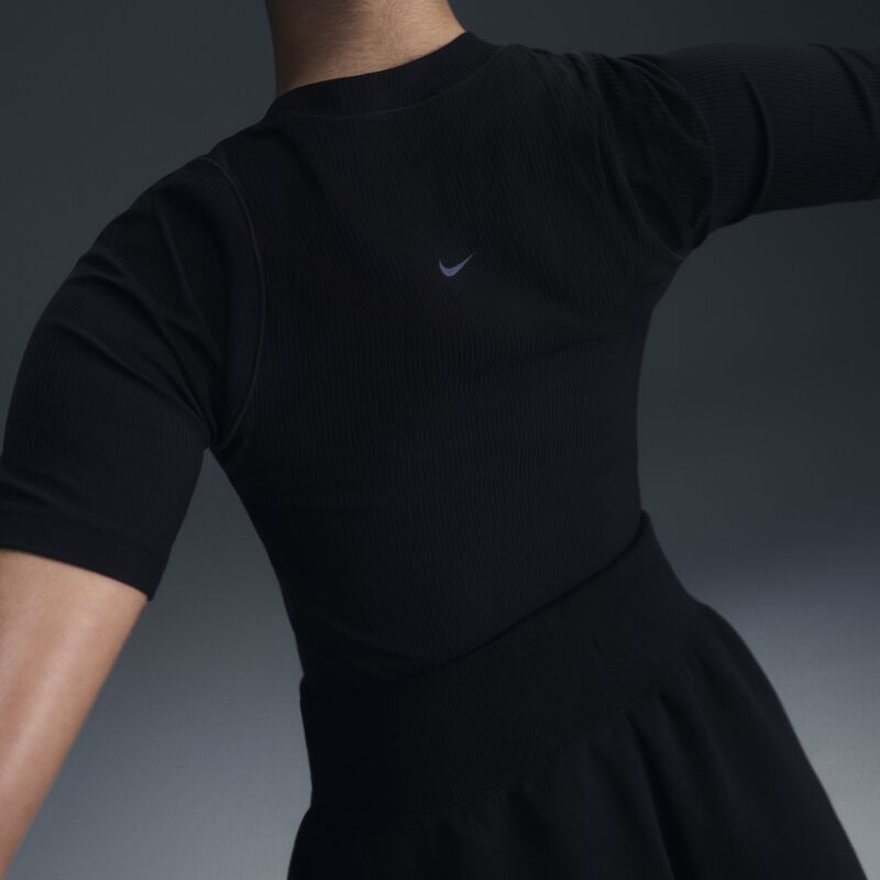 Nike Zenvy Rib, Negro, hi-res
