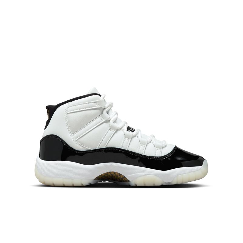 Air Jordan 11 Retro, Blanco/Negro/Oro metalizado, hi-res