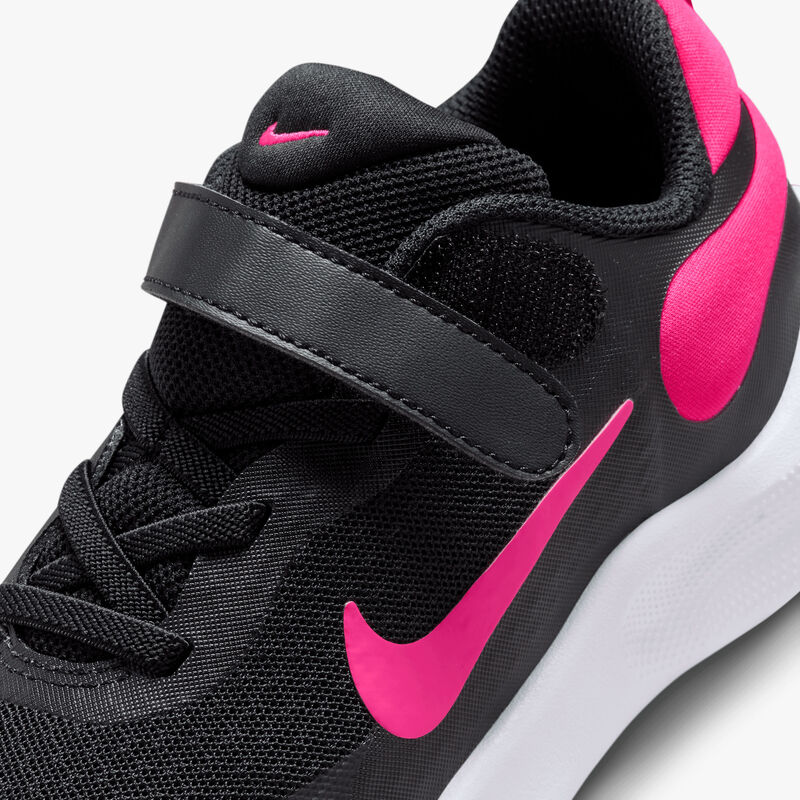 Nike Revolution 7, Negro/Blanco/Hiperrosa, hi-res