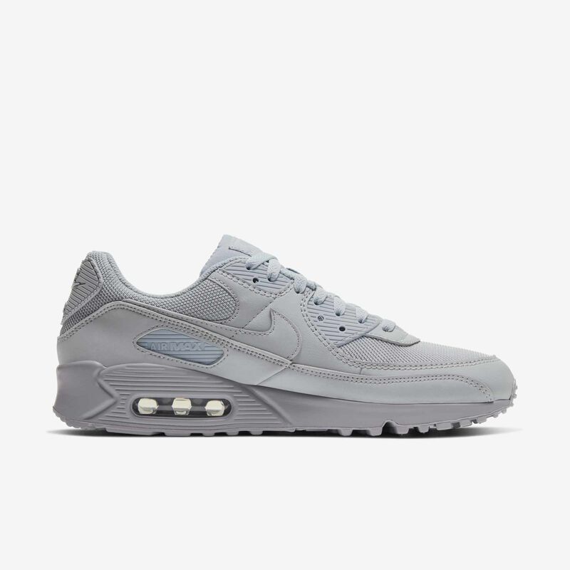 Nike Air Max 90, Lobo Gris/Negro/Blanco/Negro, hi-res