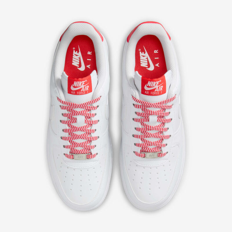 Nike Air Force 1 '07, Espuma Blanco/Carmesí-Rosa Claro, hi-res