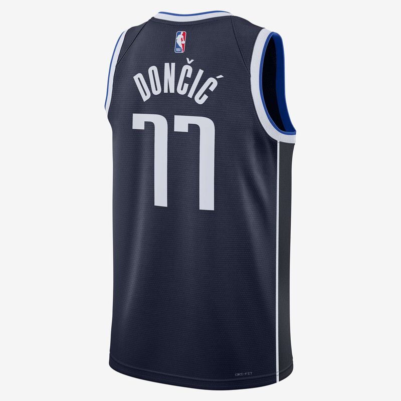 Dallas Mavericks Statement Edition, Azul Marino Universitario, hi-res