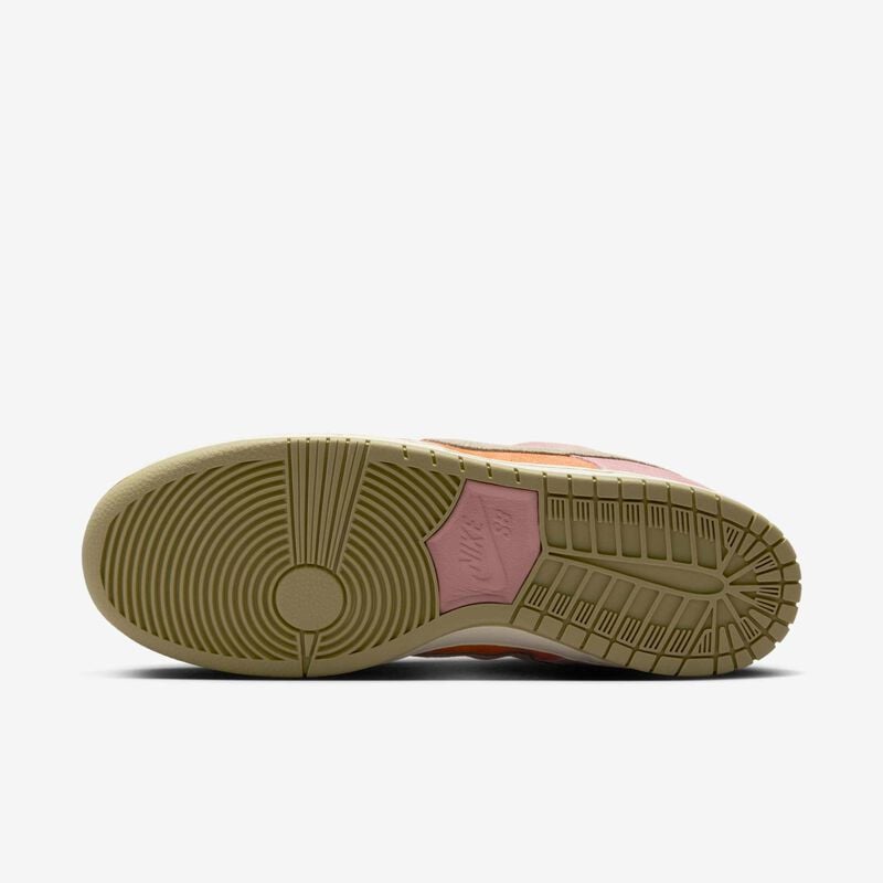Nike SB Dunk Low Pro, Rojo Nebulosa/Monarca/Leche De Coco/Oliva Neutro, hi-res
