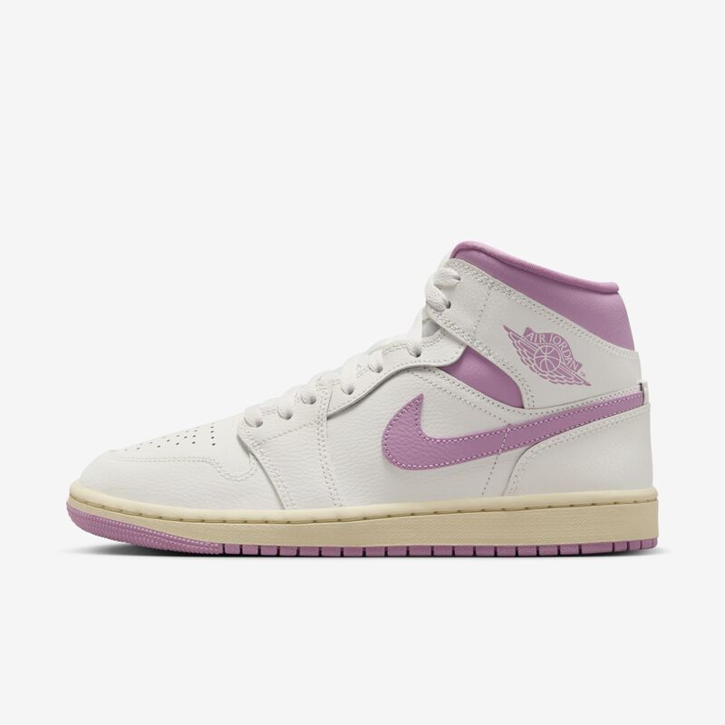 Air Jordan 1 Mid, Vela/Orquídea-Muslín, hi-res