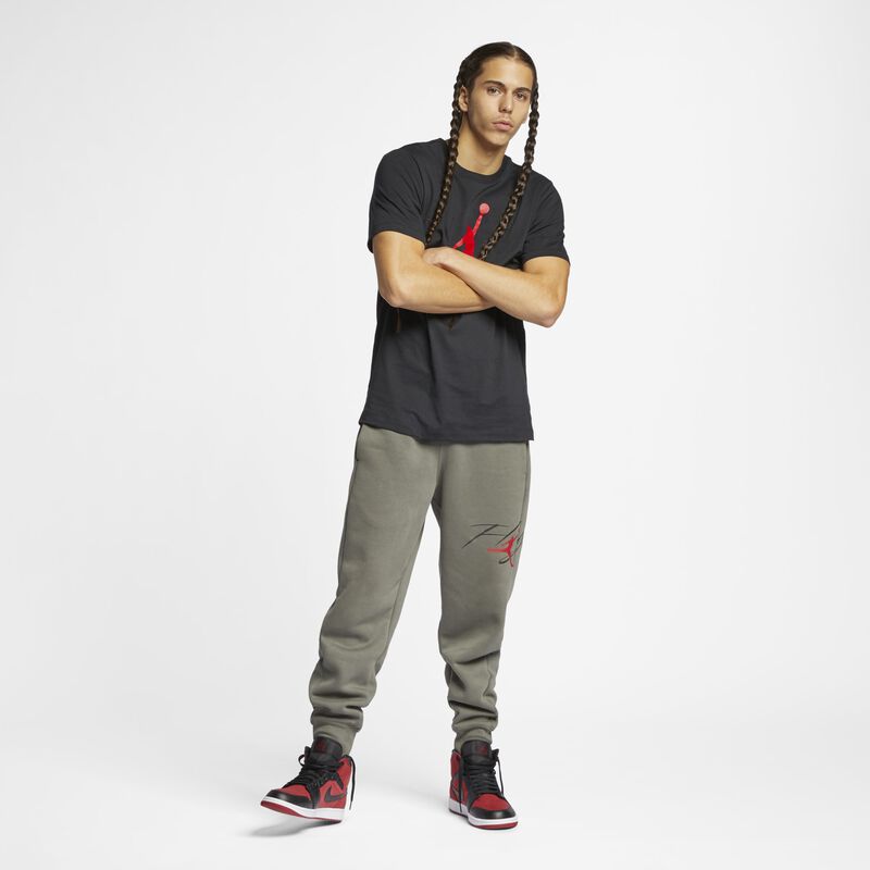 Jordan Jumpman Flight, Negro/Rojo Gimnasio, hi-res