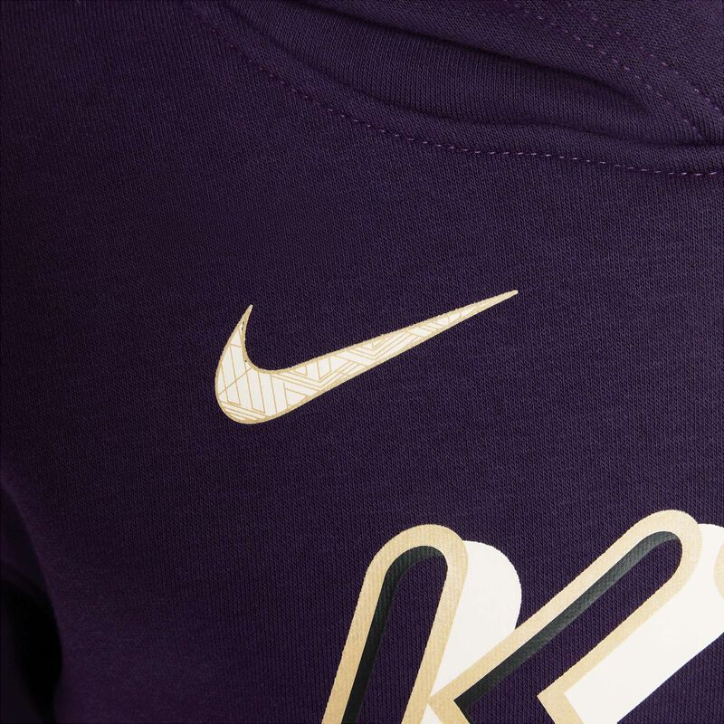 Kylian Mbappé Club Fleece, Morado Grandioso/Marfil Pálido/Oro Metalizado, hi-res