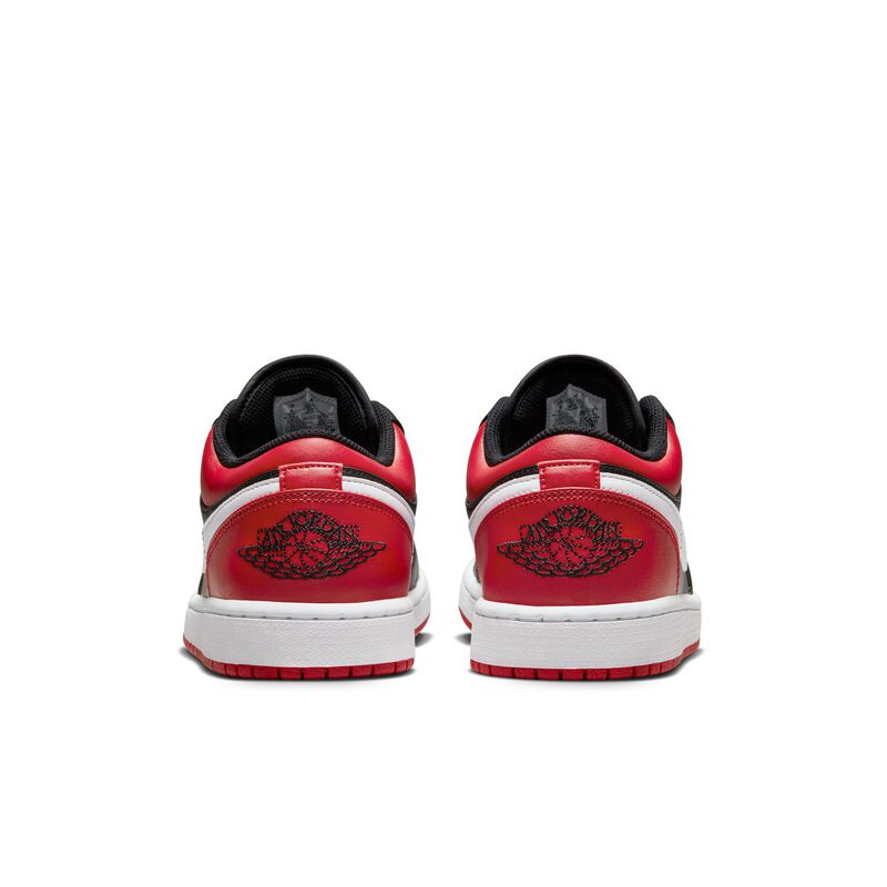 Air Jordan 1 Low, Negro/Blanco/Gym Red, hi-res