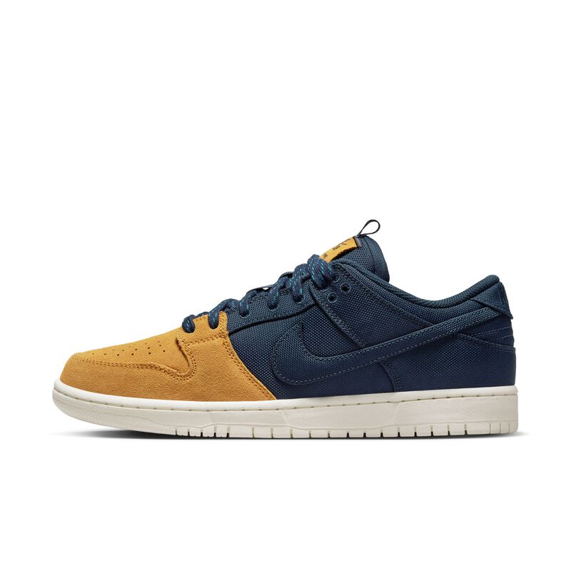 Nike SB Dunk Low Pro Premium, Azul marino medianoche/Ocre del desierto/Vela/Azul marino medianoche, hi-res