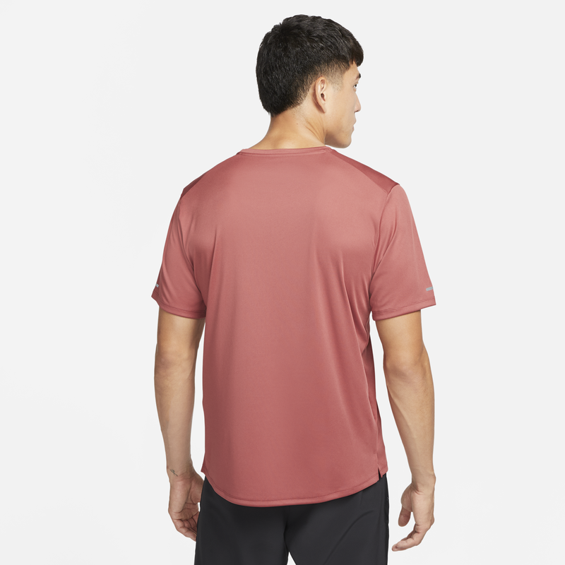 Nike Dri-FIT UV Miler Run Division, Burdeos/Naranja/Negro/Plata, hi-res