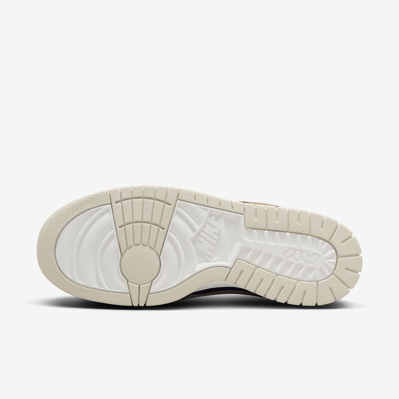 Nike Air Dunk Jumbo, Marrón verdoso claro/Marrón terciopelo/Morado campo/Caqui, hi-res
