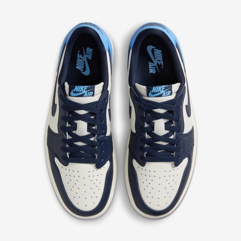 Air Jordan 1 Low OG, Obsidiana/Vela/Azul Universitario, hi-res