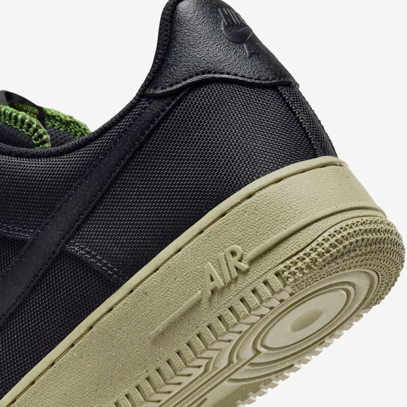 Nike Air Force 1 '07 LV8, Negro/Negro-Olivo Neutro-Clorofila, hi-res