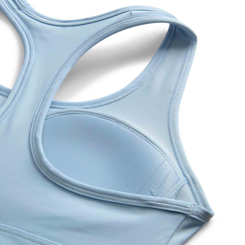 Nike Swoosh Medium Support, Azul marfil claro/Blanco, hi-res