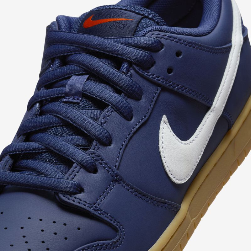 Nike SB Dunk Low Pro, Azul Marino/Azul Marino/Goma Marrón Claro/Blanco, hi-res