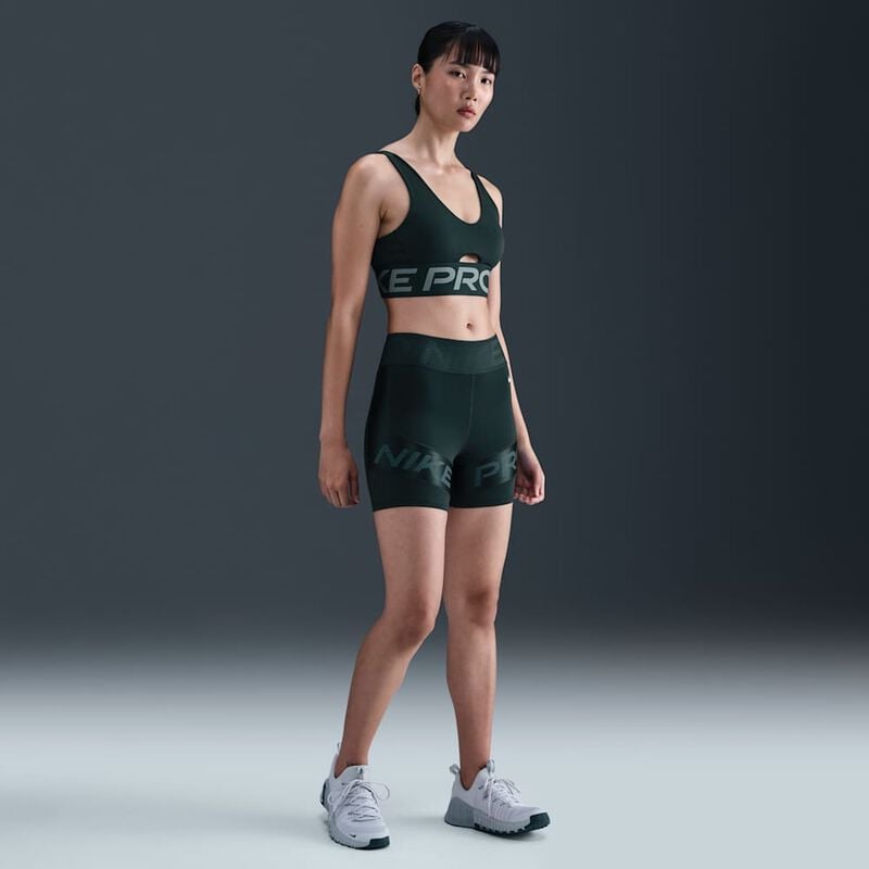 Nike Pro Indy Plunge, Algas Marinas/Verde Arcilla/Blanco, hi-res