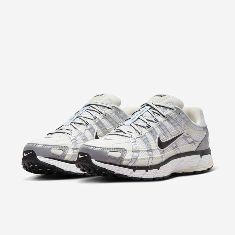 Nike P-6000, Leche de Coco/Blanco/Plata metalizado/Negro, hi-res