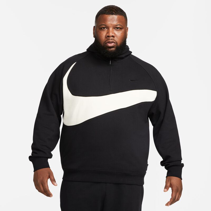 Nike Swoosh, Negro/Leche de Coco/Negro, hi-res