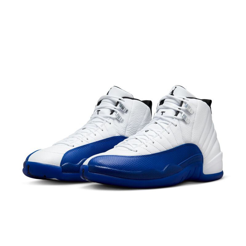 Air Jordan 12 Retro, Blanco/Game Royal/Negro, hi-res