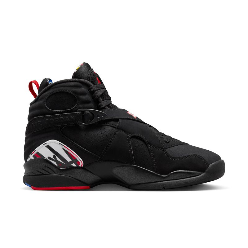 Air Jordan 8 Retro, Negro/Rojo/Blanco, hi-res