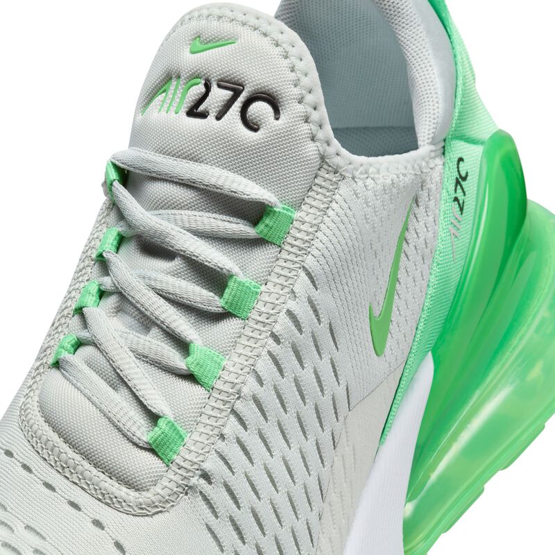 Nike Air Max 270, Plata Claro/Verde Shock-Negro-Blanco, hi-res