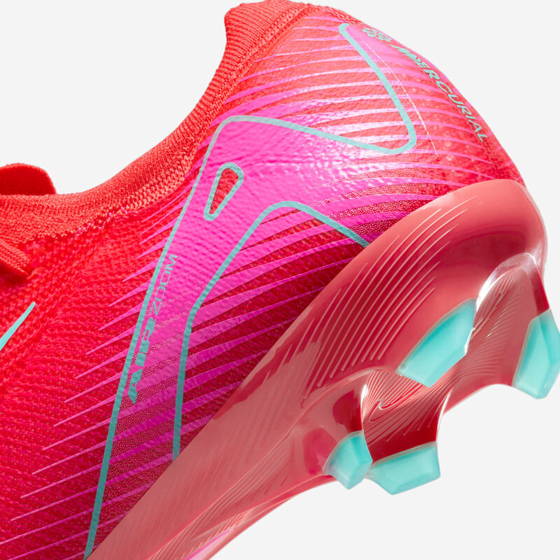 Nike Mercurial Vapor 16 Pro, Brasa Resplandor/Verde Aurora, hi-res