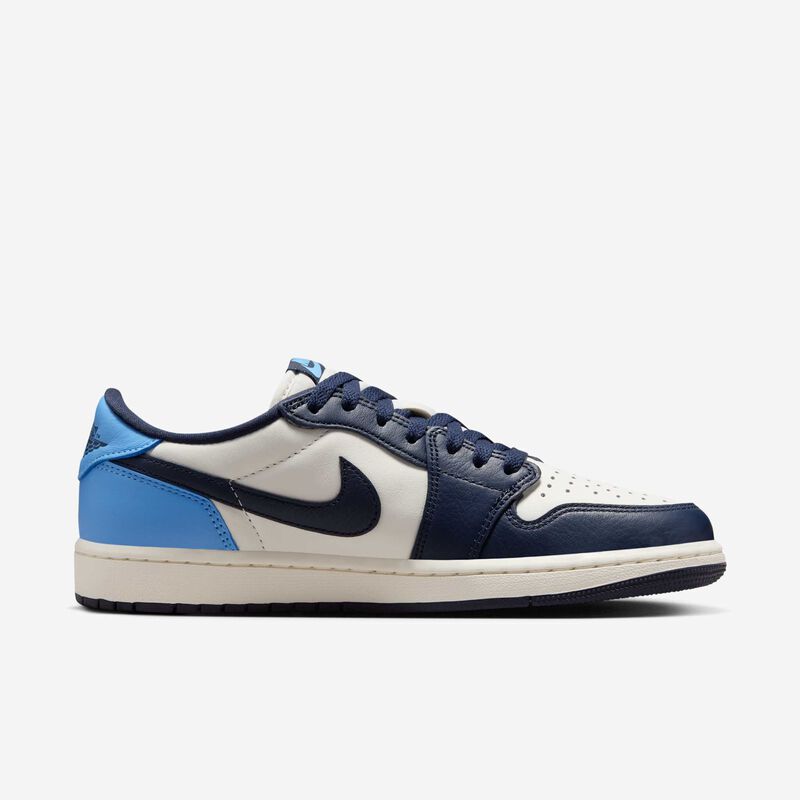 Air Jordan 1 Low OG, Obsidiana/Vela/Azul Universitario, hi-res