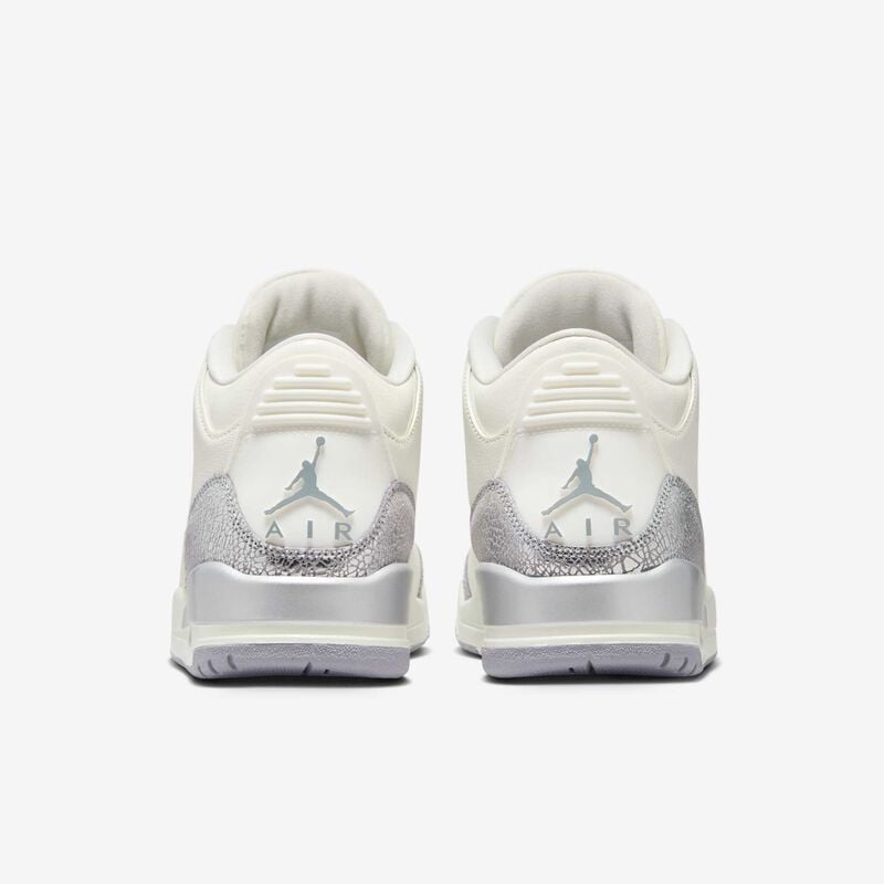 Air Jordan 3 Retro, Vela/Plata Metalizado/Gris Cemento, hi-res